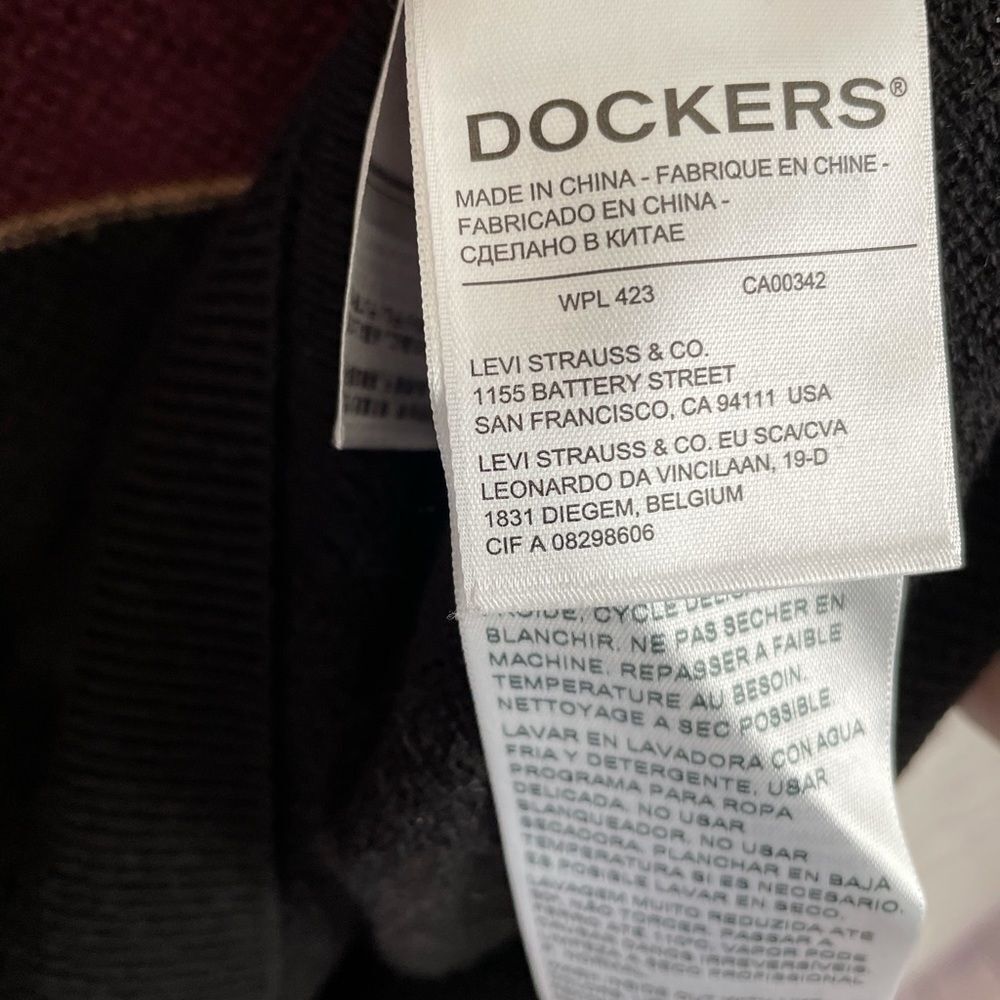 Dockers 1/4 Zip Pullover Lightweight Men M - Picture 7 of 8